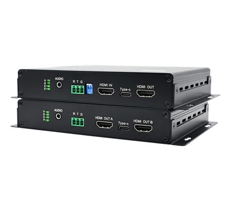 4K 60Hz HDMI ไฟเบอร์ออปติกเอ็กซ์เทนเดอร์ ส่งสัญญาณระยะไกล