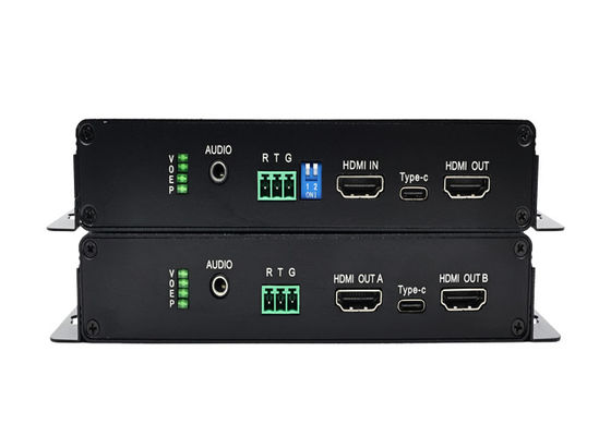4K 60Hz HDMI Optical Extender พร้อม Audio Embedding HDMI 4K Extender ผ่านไฟเบอร์
