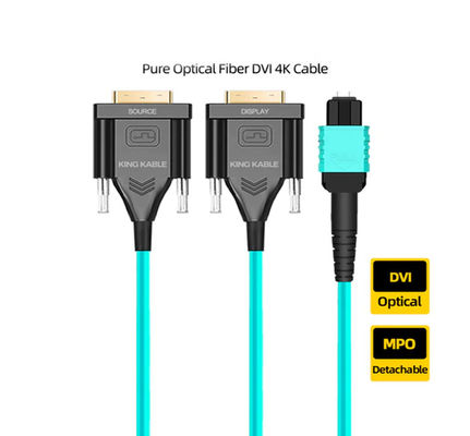 MPO Fiber Cable DVI Standard Signal Port Compliant With DP 1.4 Protocol รองรับระบบวีดีโอ Ultra HD 4K