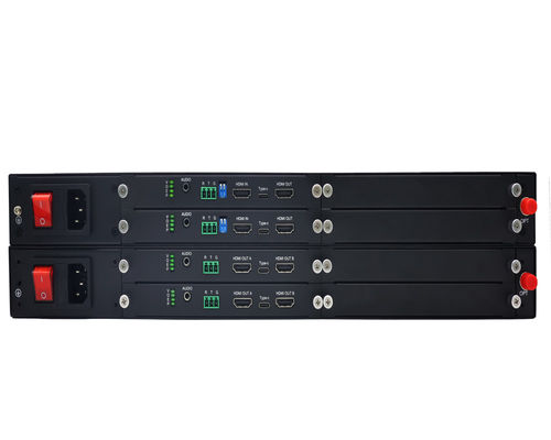 10km 4K 60Hz HDMI Extender Over Fiber Optical ไม่มีการสูญเสีย ไม่มีความช้า