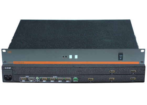 4K 1 ใน 9 Out Video Wall Controller HDMI Splitter สําหรับการตั้งค่าจอ LCD 3x3