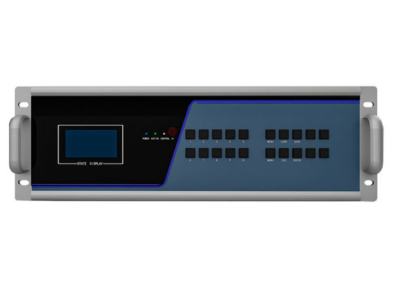 รองรับไฟสำรอง 88 พอร์ต 3.5U ไฟเบอร์ KVM Transmitter และ Receiver Node KVM Fiber Matrix
