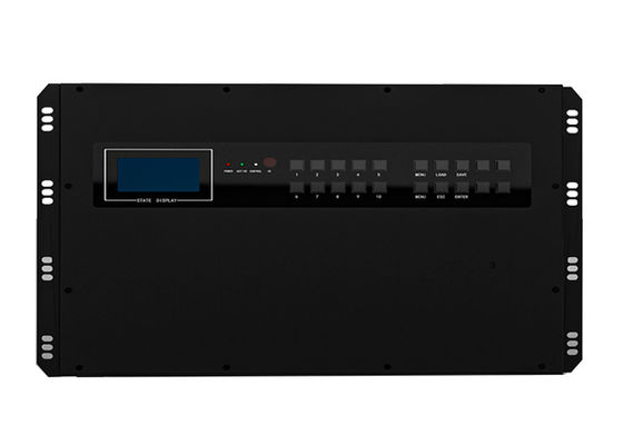 7 U 136 Port สายไฟเบอร์ Kvm ส่งและรับ Node Kvm สายไฟเบอร์เมทริกซ์