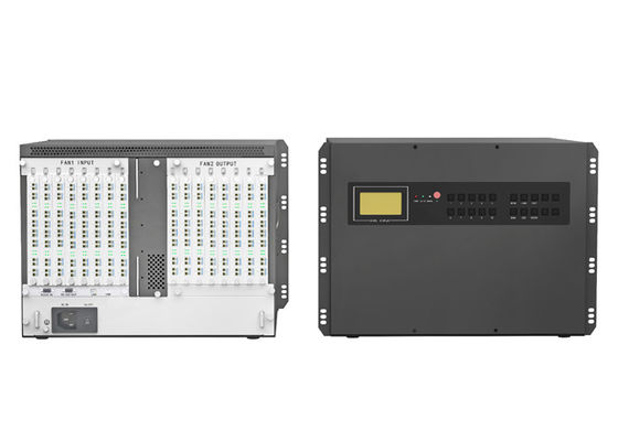 โหนดเครื่องส่งและเครื่องรับ KVM ไฟเบอร์ 17 ช่อง KVM ผ่านใยแก้วนำแสง