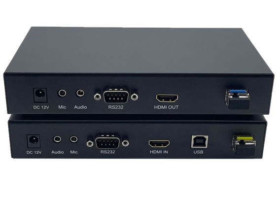 4k hdmi และ usb kvm ผ่านชุดอุปกรณ์ขยายไฟเบอร์ออปติก