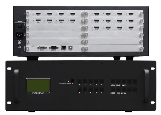 ตัวประมวลผลผนังวิดีโอ HDMI 1920 * 1200 60HZ 8 ช่องใน 12 ช่องสัญญาณออก