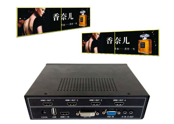 1x2 2x2 Digital HDMI Video Wall Controller สำหรับ Multi TV Display