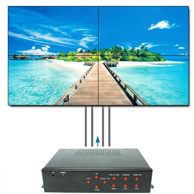 ภาพยนตร์ HDCP 2x2 HDMI Video Wall Controller และโปรเซสเซอร์ 1X2 1X3
