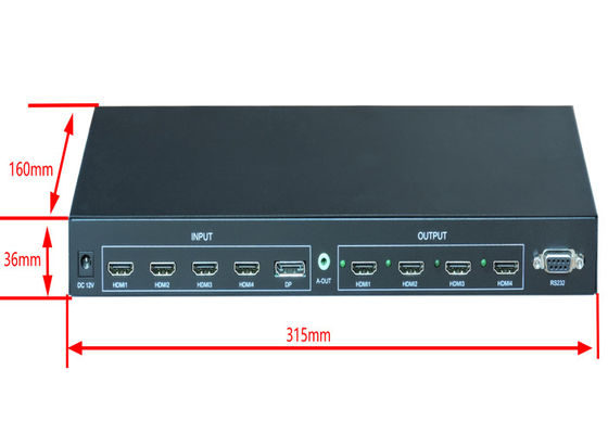ตัวสลับเมทริกซ์ HDMI 4x4