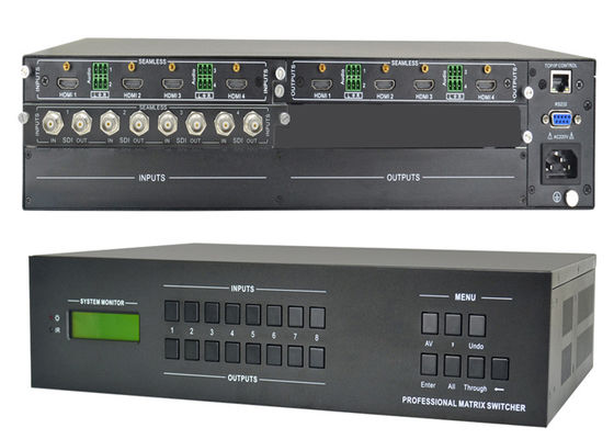ตัวสลับเมทริกซ์ไร้รอยต่อ HDMI HDMI ตัวแยกเมทริกซ์ผ่าน TCP IP