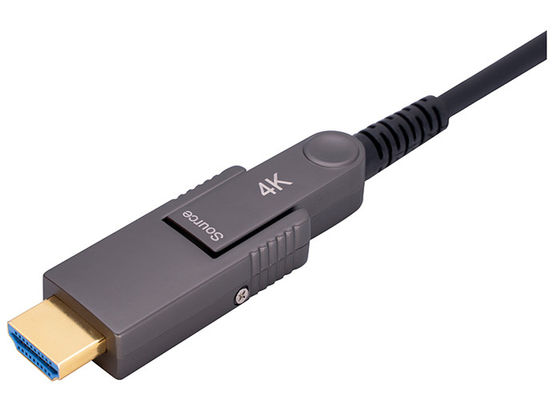 EDID CEC HDCP2.2 HDR สายไฟเบอร์ออปติกที่รองรับ EMI RFI