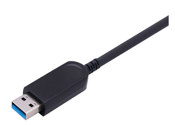 AM ถึง AF 4K 60Hz USB 3.0 สายไฟเบอร์ออปติกความยาวสูงสุด 100m