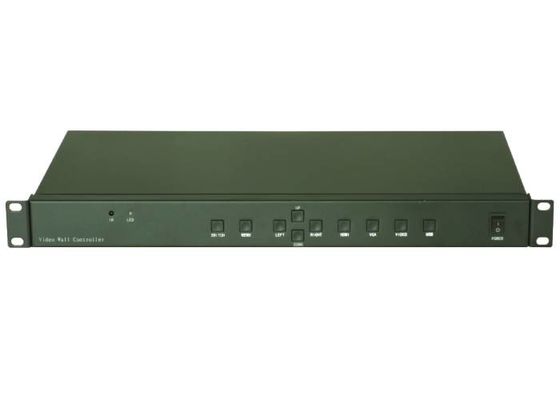1 ใน 6 ออก 2x3 3x2 RS232 Video Wall Processor 3.5 อินเทอร์เฟซเสียง