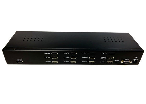 4k * 2k 60Hz 3x3 ตัวประมวลผลผนังวิดีโอ HDMI พร้อม HDMI 1 อินพุต 9 เอาต์พุต