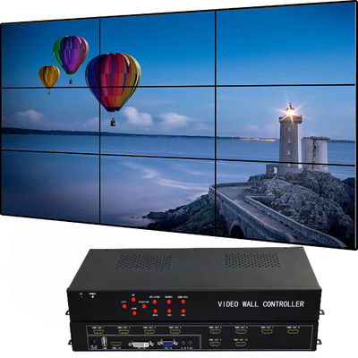 1 ใน 9 ออก HDMI LCD Video Wall Controller พร้อม 2x2 2x3 3x2 4x1 4x2 3x3 และ RoHS CE FCC