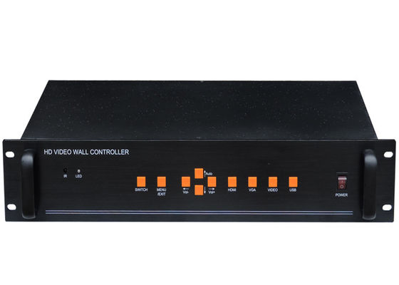 Hdmi 2x2 3x4 2x6 2x5 LCD Video Wall Matrix Controller พร้อม RS232 สำหรับ 12 TV Splicing