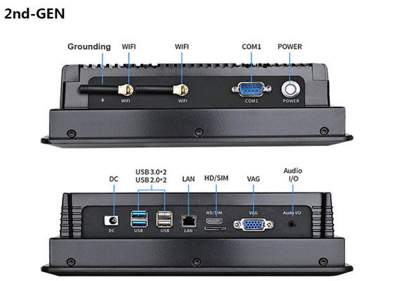 แผงหน้าจอสัมผัสอุตสาหกรรมขนาด 8 นิ้ว PC CE RoHS ได้รับการอนุมัติ