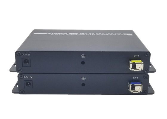 RS232 พอร์ต HDMI Video Extender 1920x1200 3Gbps ผ่านไฟเบอร์ออปติก