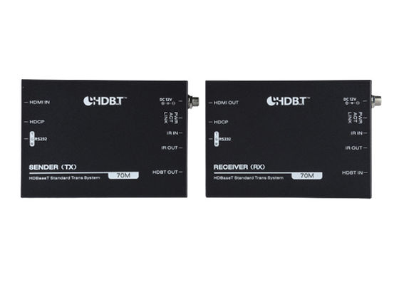 70 เมตร Hdbaset Cat6 4k Hdmi Extender Hdmi เป็น Hdbaset Converter