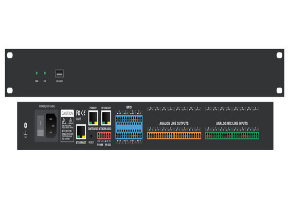 Korneff Amplified Instrument Dante Controller Mac โปรเซสเซอร์สัญญาณดิจิตอล