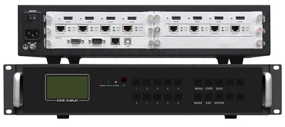 AC100-240v แฟวร์สัพพลาย มัลติทีวี ดิสเพลย์คอนโทรเลอร์ Hdmi / Vga / Av / Ypbpr / Usb input