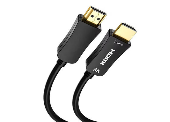 เคเบิลไฟเบอร์ออปติก HDMI ความเร็วสูงสุด พร้อมการสนับสนุน 4K, 3D และ HDR สําหรับการตั้งค่าเคเบิล HDMI ออปติกที่ทํางาน