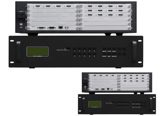 โปรเฟชั่นแนลเต็ม 4K30hz 16 ช่อง HDMI Video Wall Controller 12 In 4 Out LED LCD Video Wall Processor