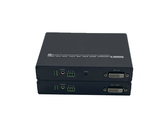 20KM DVI over Fiber Extender ล่าช้าไม่มาก พล็อก แอนด์ เพลย์สําหรับห้องควบคุม