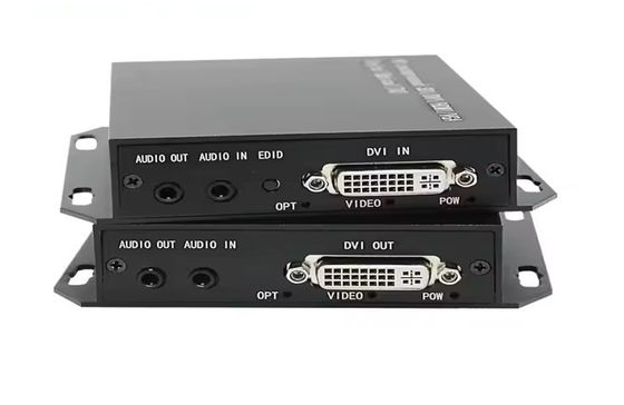 1920*1200@60Hz Plug And Play DVI HD Optical Extender ถึง 20 กิโลเมตร