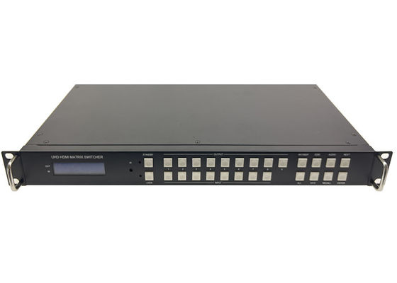 4k HDMI Seamless Video Matrix Switcher 8x4 และ 8x8 ออดิโอสําหรับออดิโอความละเอียดสูง