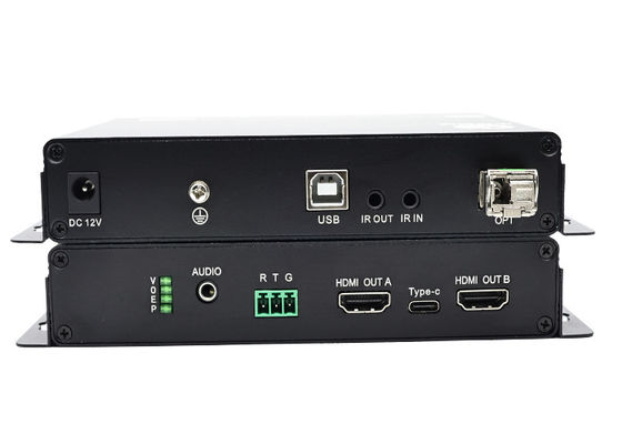 4K 60Hz HDMI ไฟเบอร์ออปติกเอ็กซ์เทนเดอร์ ส่งสัญญาณระยะไกล