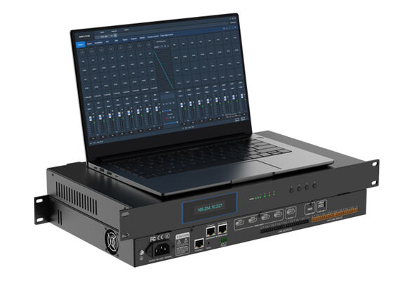 ศูนย์ประมวลผล AV HDMI Matrix Switcher เครื่องประมวลผลวิดีโอ 4K 60Hz