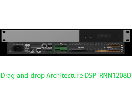 ห้องประชุม DSP เครื่องประมวลผลเสียงดิจิตอล Dante Audio Matrix