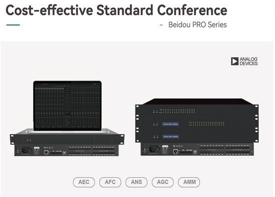 VINCAN Beidou PRO โปรเซสเซอร์เสียง DSP สําหรับการประชุม พร้อม AEC, การผสมผสานอัตโนมัติ และเสียง USB สําหรับห้องประชุม