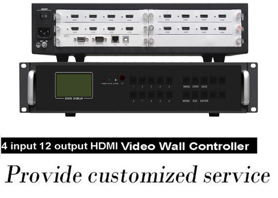3x2 2x4 2x3 HDMI Video Wall Controller พร้อม CE RoHs FCC ผ่าน