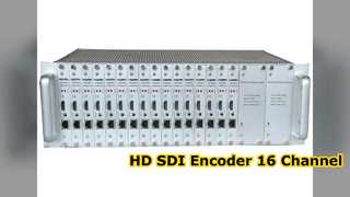 ตัวเข้ารหัส SDI 16 ช่อง การเข้ารหัสสัญญาณวิดีโอ HD