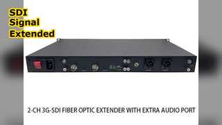 SDI Fiber Extender เสียงทางไกลที่เชื่อถือได้